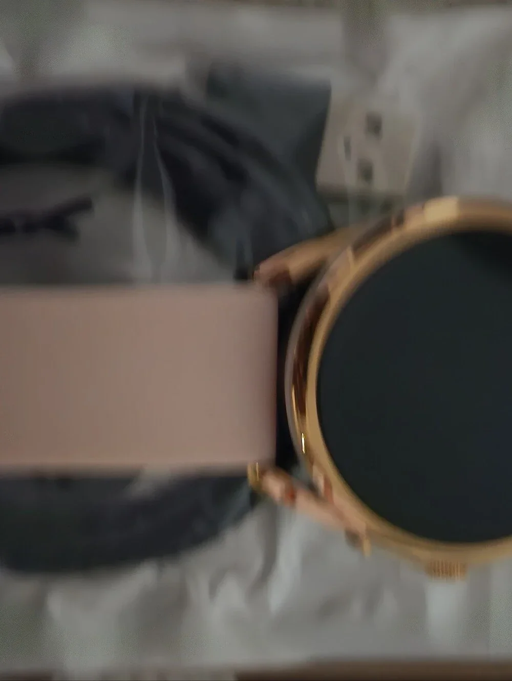 Fossil Gold-Tone Case with Blush Pink Band
